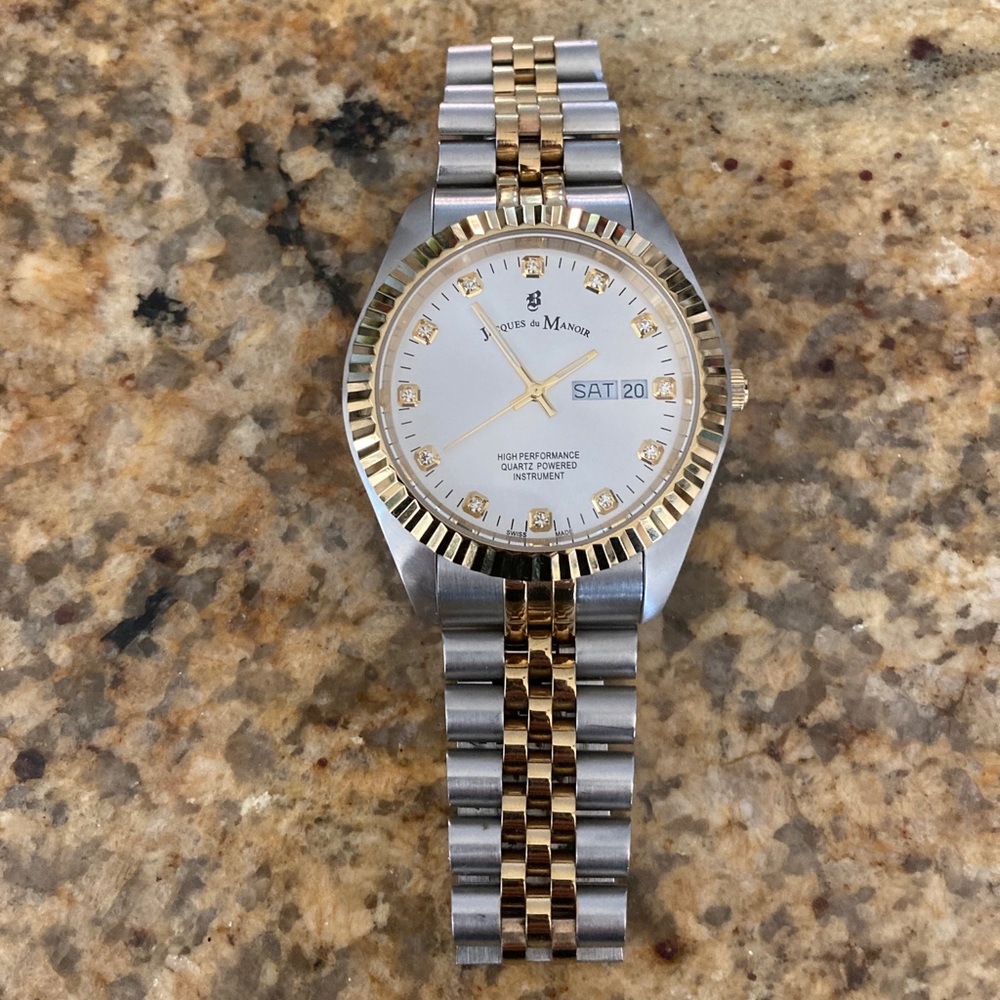 Jacques du Manor watch from Switzerland